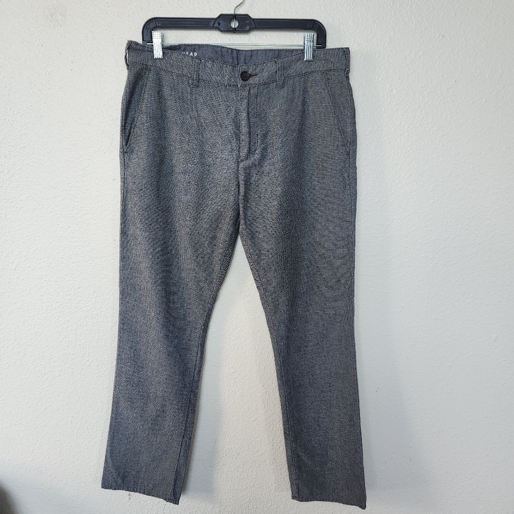 🔥Bullhead Men's Tweed Trousers Dark Gray Size 32x30/Actual 34" Waist